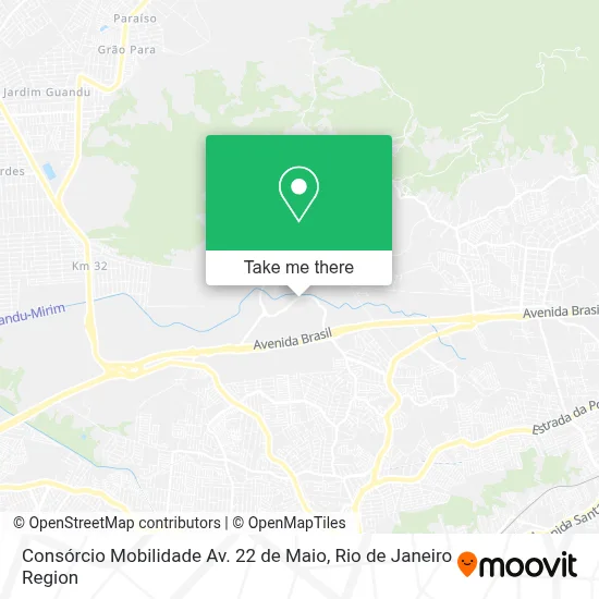 Consórcio Mobilidade Av. 22 de Maio map