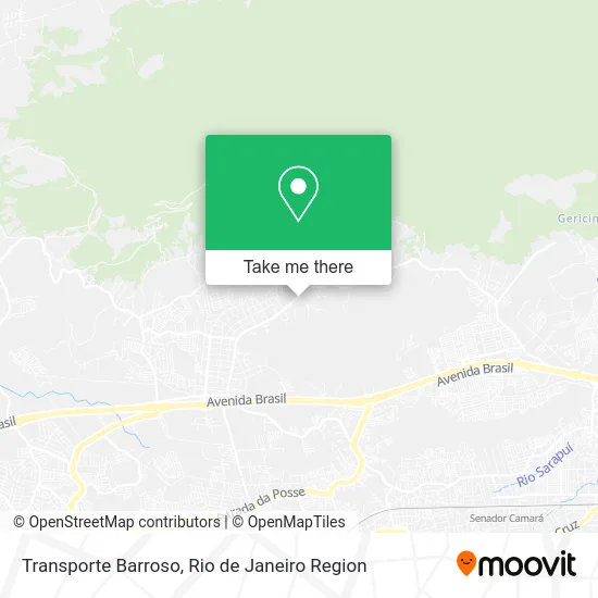 Transporte Barroso map