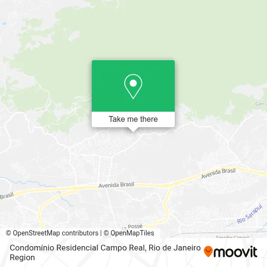 Condomínio Residencial Campo Real map
