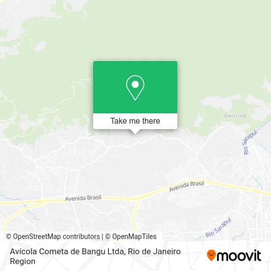 Avícola Cometa de Bangu Ltda map