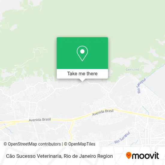 Cão Sucesso Veterinaria map