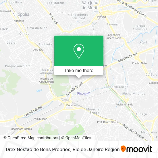 Drex Gestão de Bens Proprios map