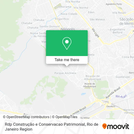Rdp Construção e Conservacao Patrimonial map