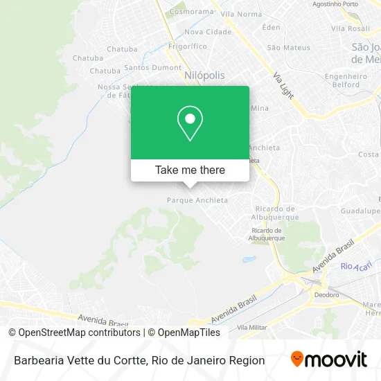 Barbearia Vette du Cortte map