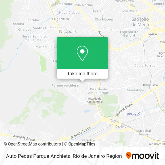 Auto Pecas Parque Anchieta map