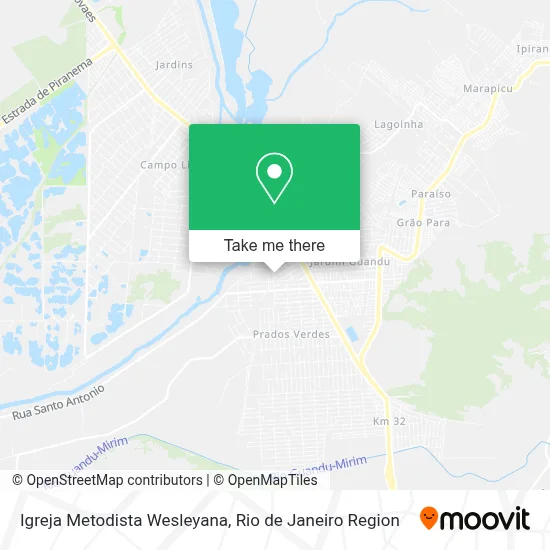 Igreja Metodista Wesleyana map