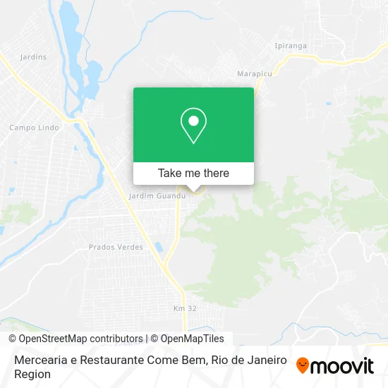 Mercearia e Restaurante Come Bem map
