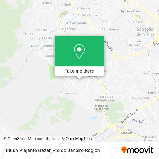 Blush Viajante Bazar map
