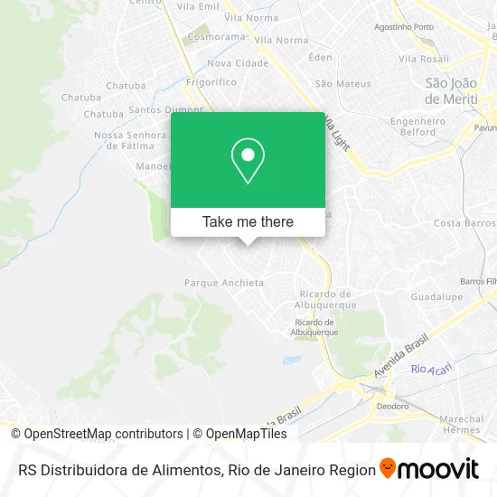 RS Distribuidora de Alimentos map