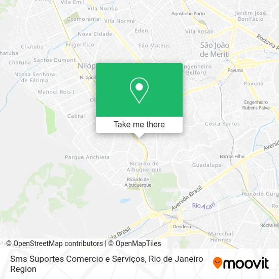 Sms Suportes Comercio e Serviços map