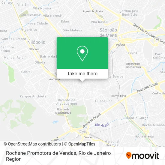 Rochane Promotora de Vendas map