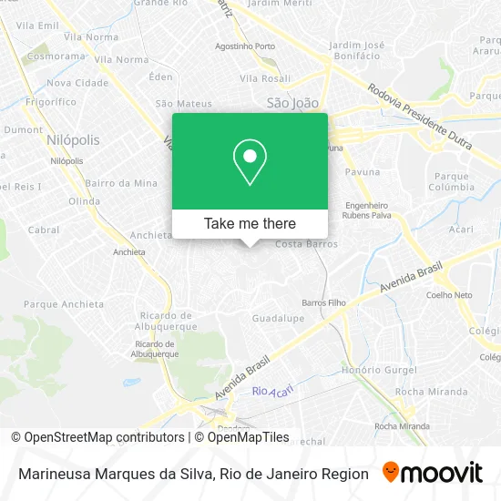 Marineusa Marques da Silva map