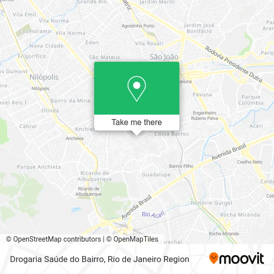 Drogaria Saúde do Bairro map