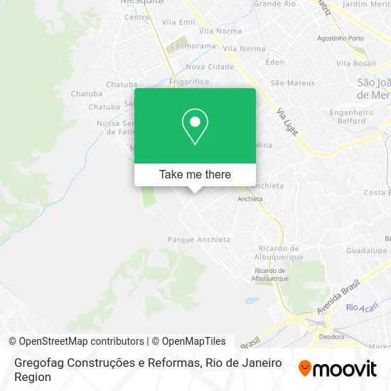 Gregofag Construções e Reformas map