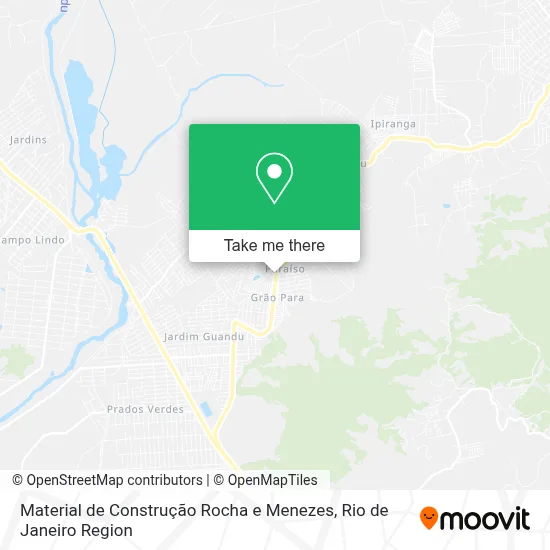 Material de Construção Rocha e Menezes map