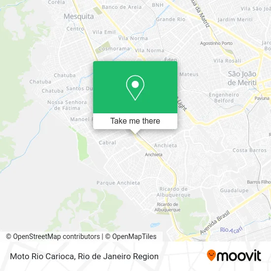 Moto Rio Carioca map
