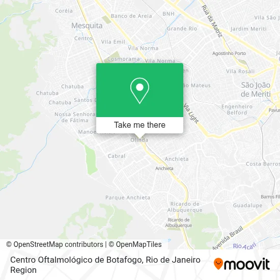 Centro Oftalmológico de Botafogo map