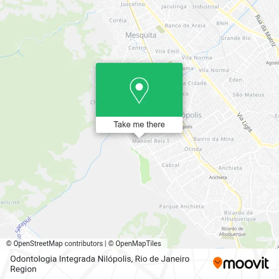 Odontologia Integrada Nilópolis map