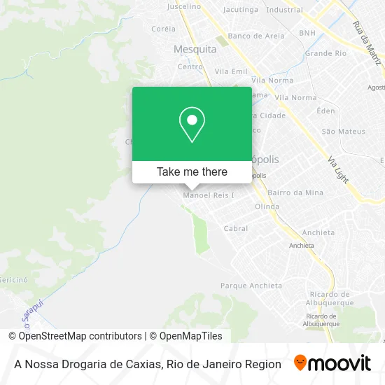 A Nossa Drogaria de Caxias map