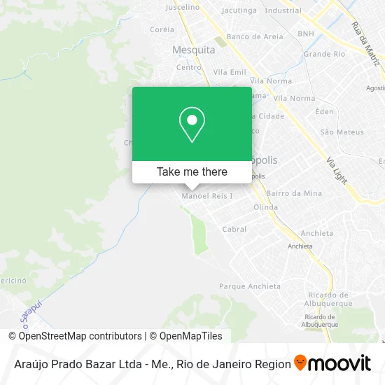 Araújo Prado Bazar Ltda - Me. map