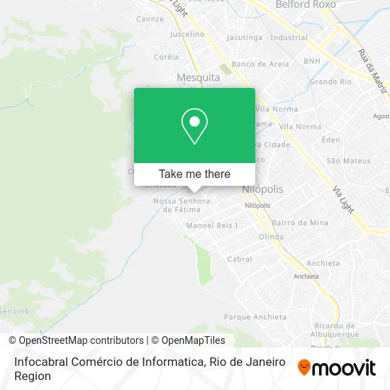 Infocabral Comércio de Informatica map