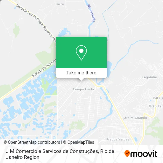 J M Comercio e Servicos de Construções map