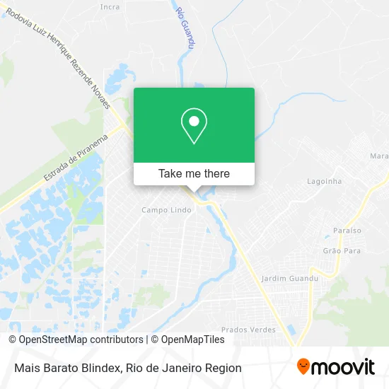 Mais Barato Blindex map