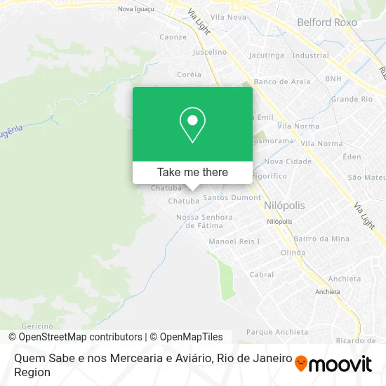Quem Sabe e nos Mercearia e Aviário map