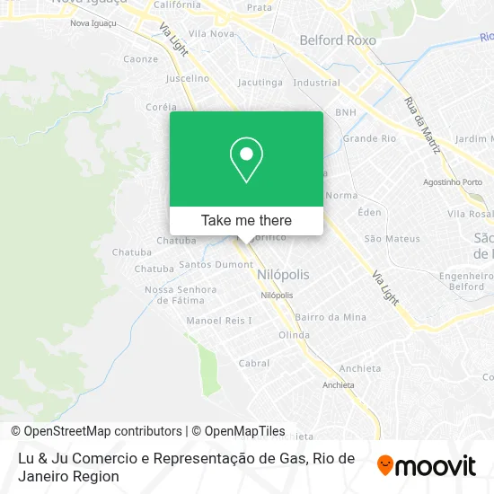 Lu & Ju Comercio e Representação de Gas map