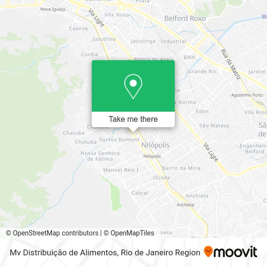 Mv Distribuição de Alimentos map