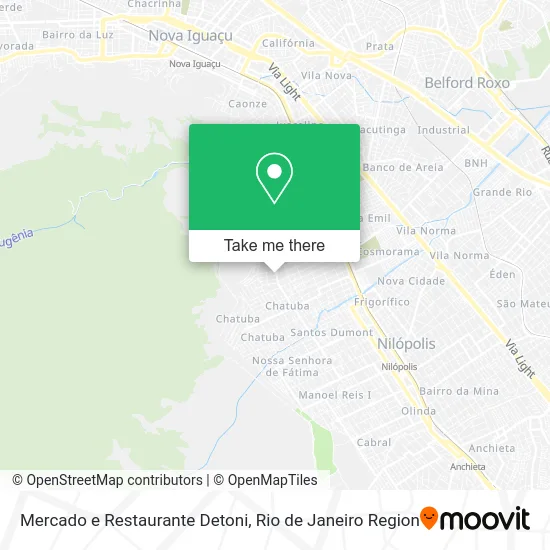 Mercado e Restaurante Detoni map