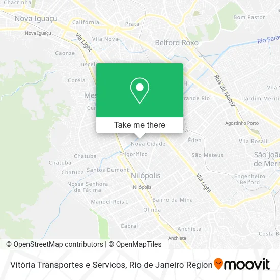 Vitória Transportes e Servicos map