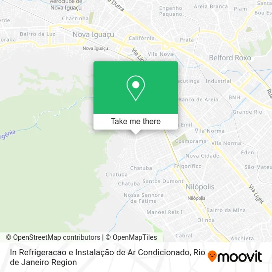 In Refrigeracao e Instalação de Ar Condicionado map