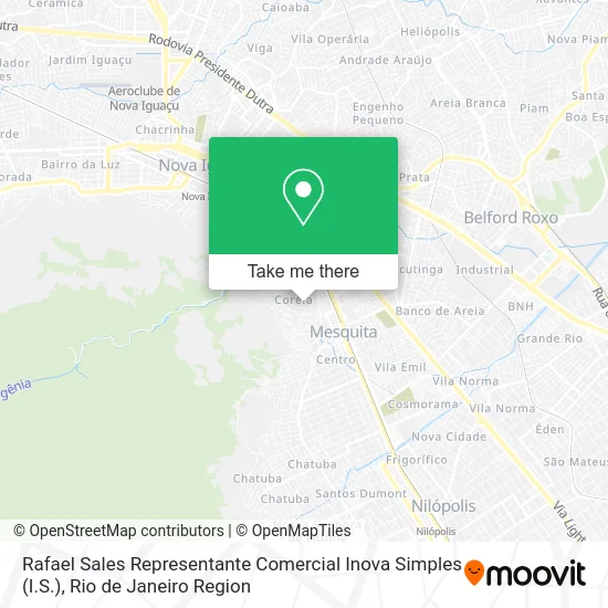 Rafael Sales Representante Comercial Inova Simples (I.S.) map