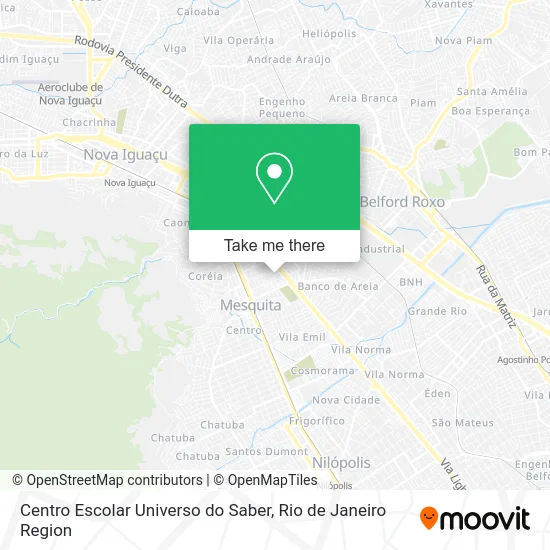 Centro Escolar Universo do Saber map