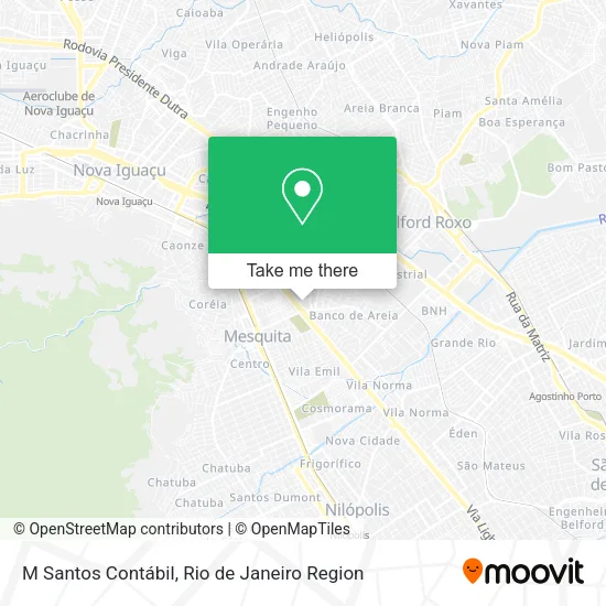M Santos Contábil map