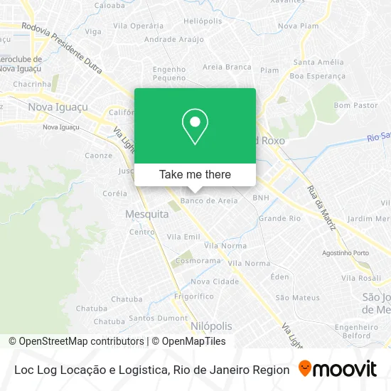 Loc Log Locação e Logistica map