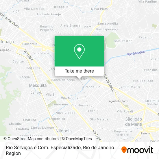 Rio Serviços e Com. Especializado map