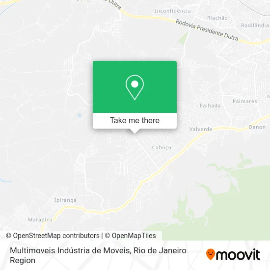 Multimoveis Indústria de Moveis map