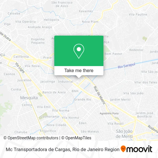 Mc Transportadora de Cargas map