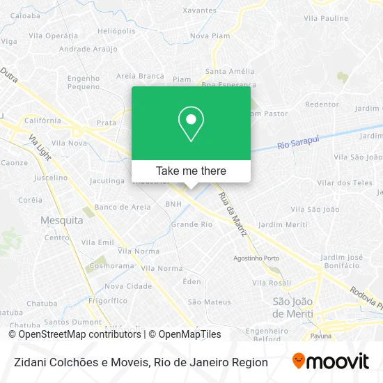 Zidani Colchões e Moveis map