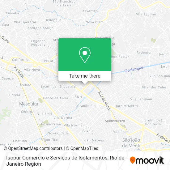Isopur Comercio e Serviços de Isolamentos map