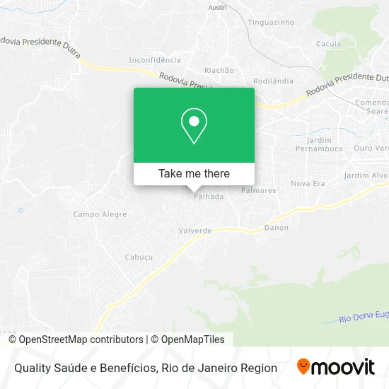 Quality Saúde e Benefícios map