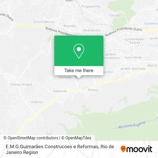 E.M.G.Guimarães Construcoes e Reformas map