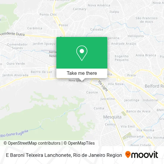 E Baroni Teixeira Lanchonete map