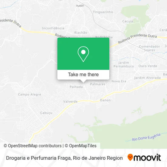 Drogaria e Perfumaria Fraga map