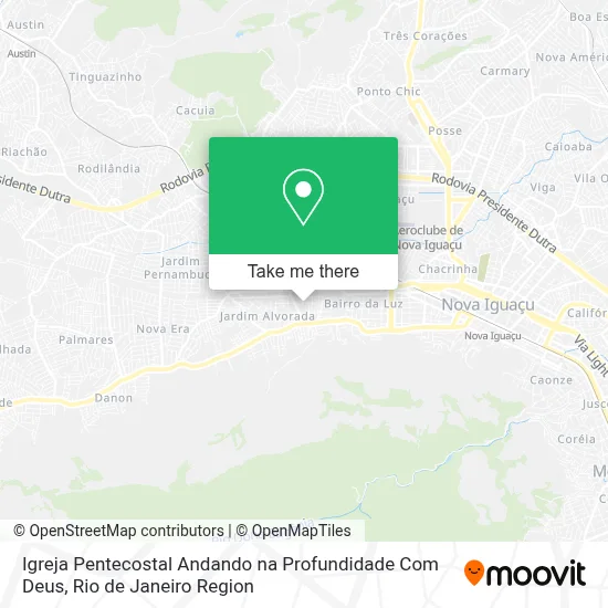 Igreja Pentecostal Andando na Profundidade Com Deus map