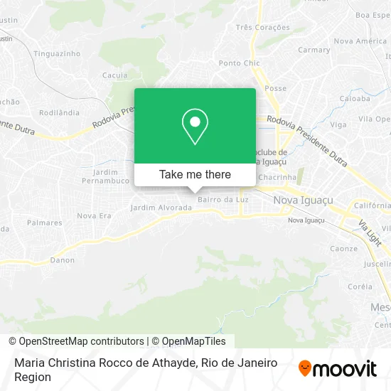 Maria Christina Rocco de Athayde map