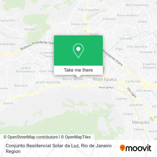 Conjunto Residencial Solar da Luz map