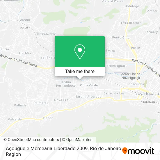 Açougue e Mercearia Liberdade 2009 map